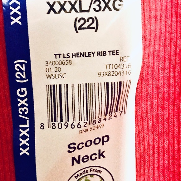 Time And Tru Thermal Henley Tee - Picture 3 of 6